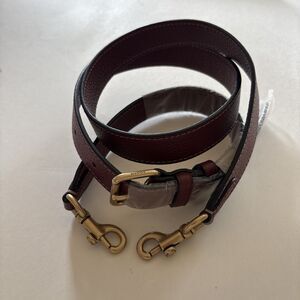 New Coach May Pebbled Leather Crossbody Replacement Strap Purse Style 4612 Wine